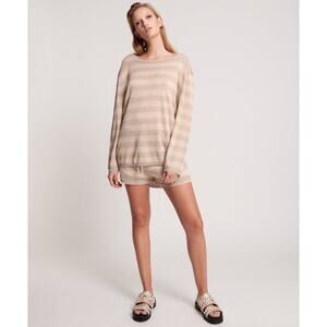 Free People x One Teaspoon New Mexico Knit Sweater Gold/Silver NWT